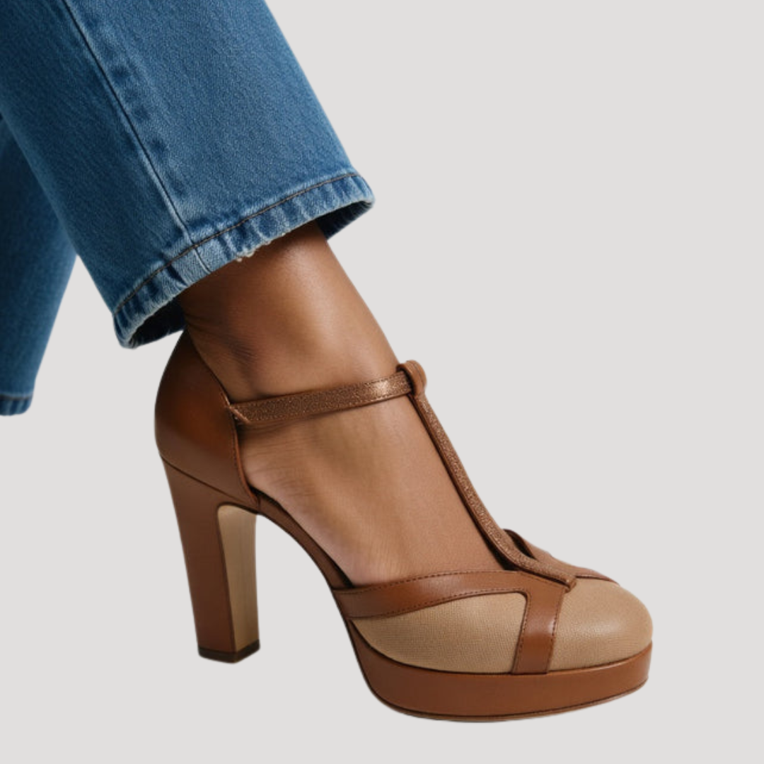 Women’s Heel Sandals | Block Mary Jane
