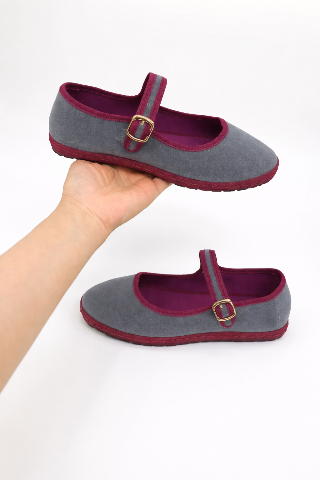 Mary Jane Shoes Women | Ballet Flats with Buckle Strap