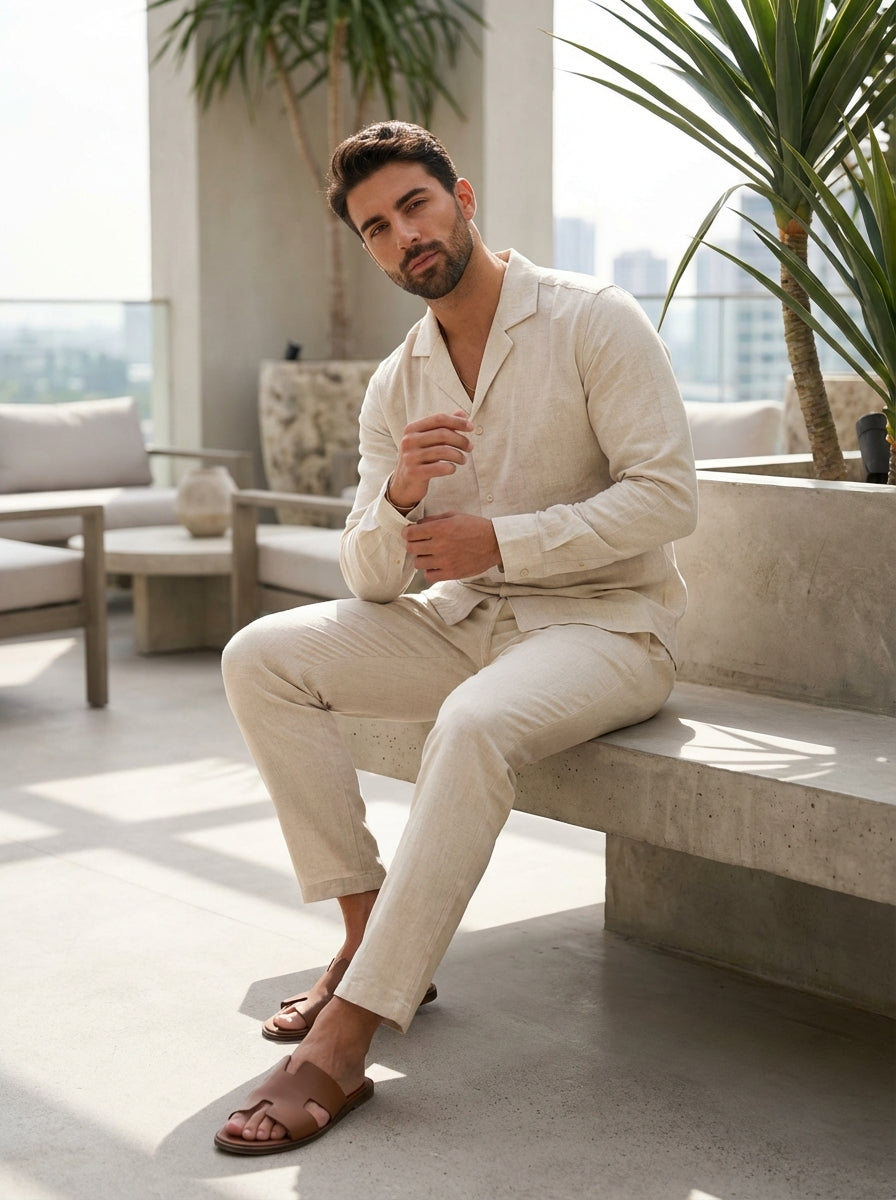 Men’s 2 Piece Set | Matching Shirt Drawstring Pants