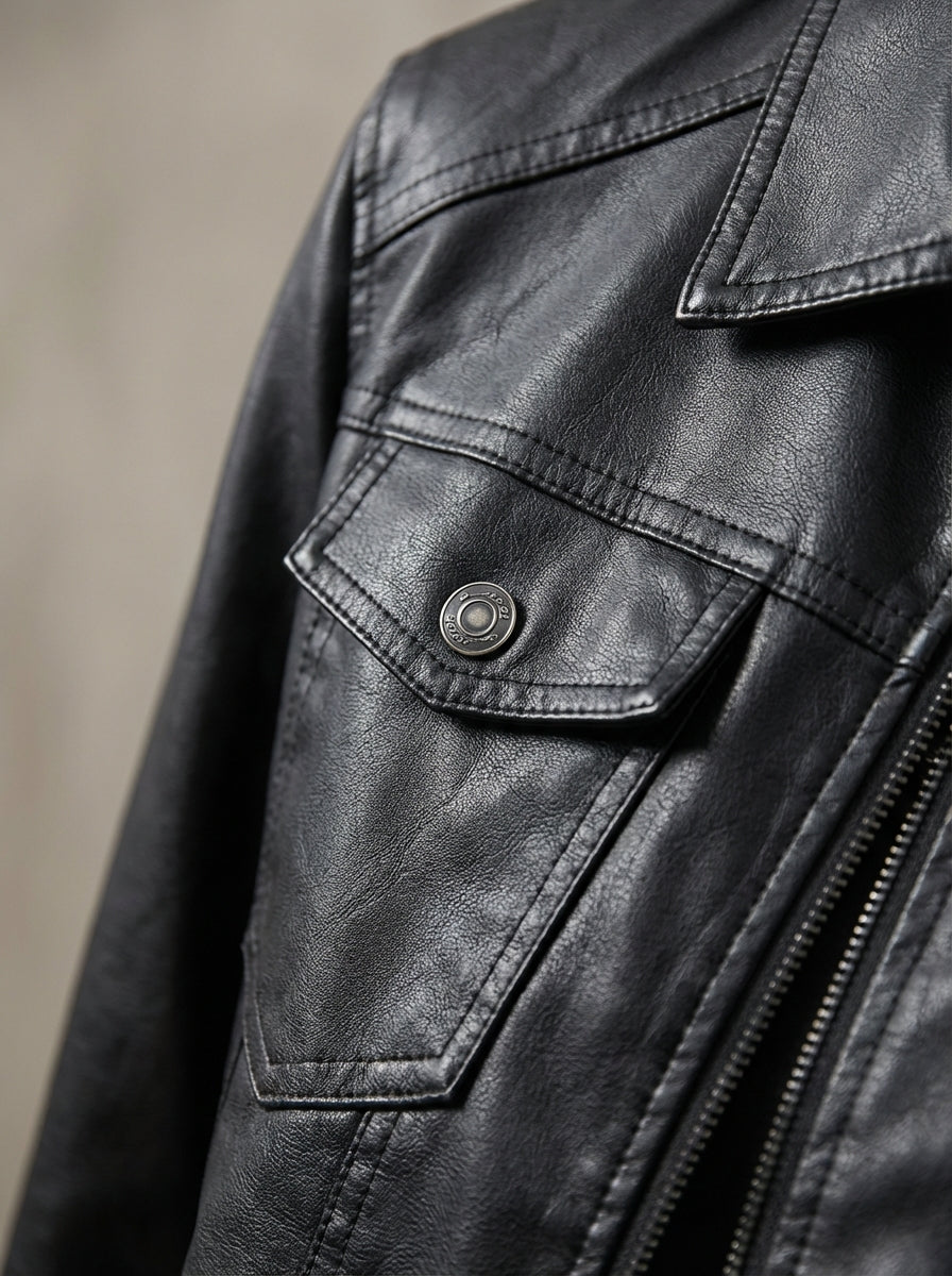 Men’s Jacket | Black Zip-Up