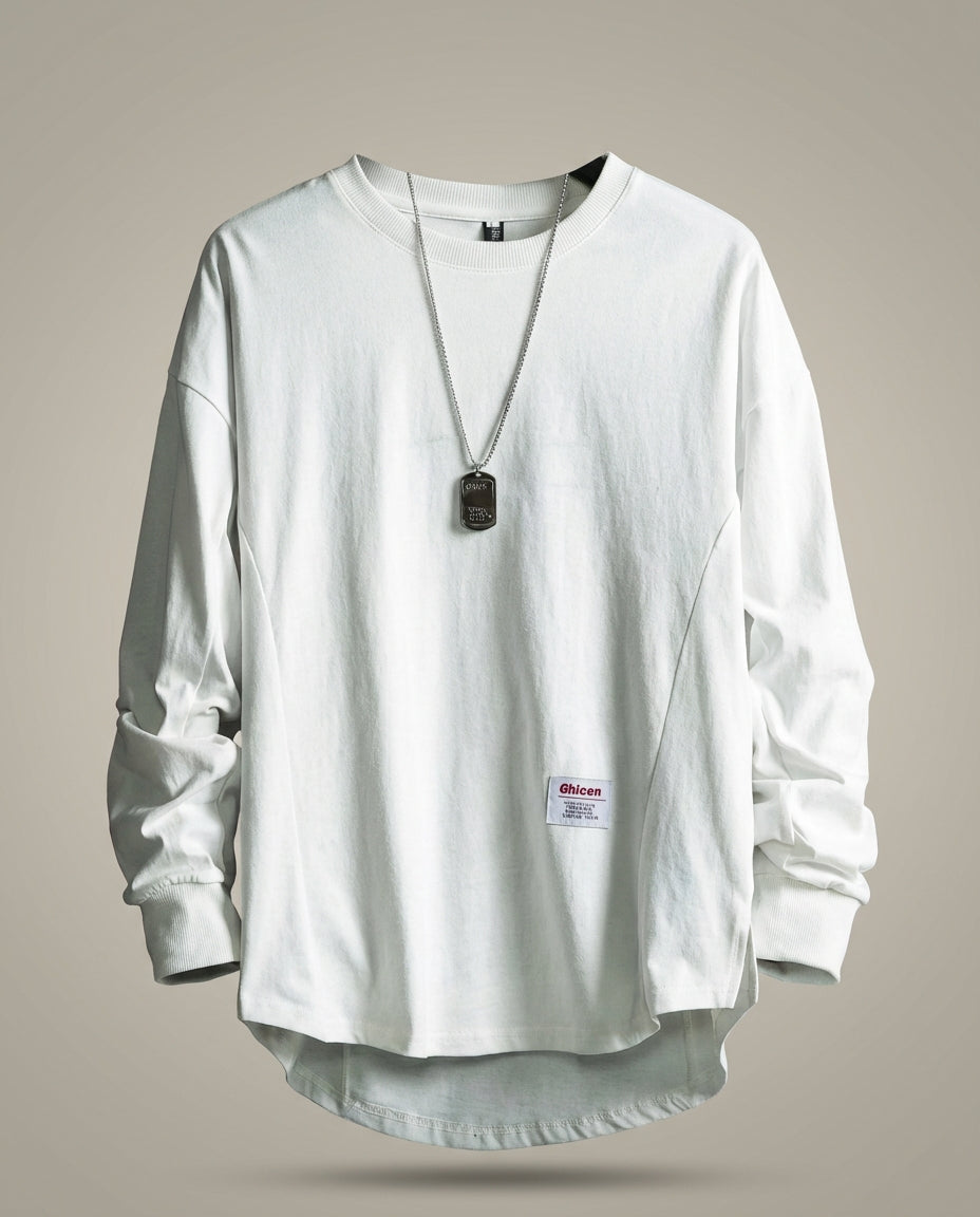 Men's Long Sleeve Sweatshirt | Oversized Fit
