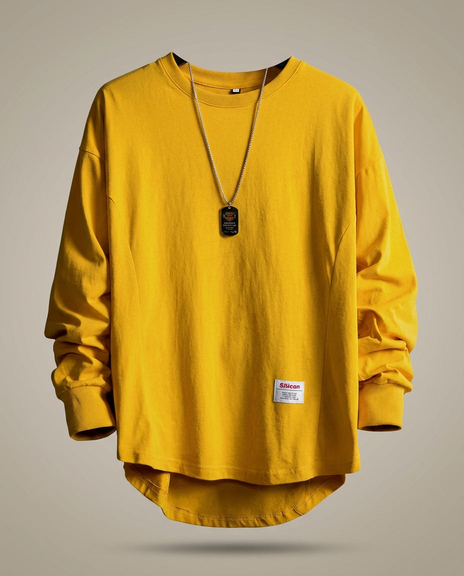 Men's Long Sleeve Sweatshirt | Oversized Fit