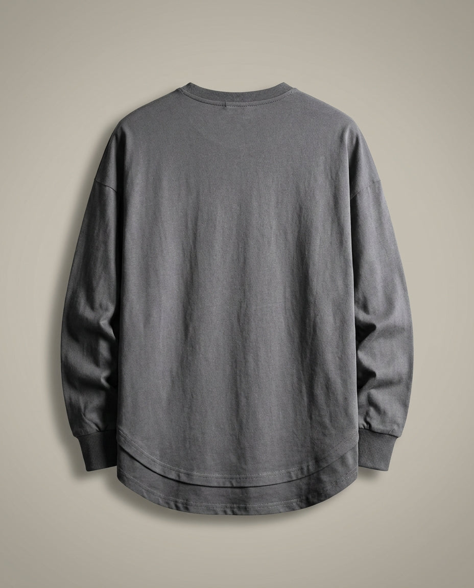 Men's Long Sleeve Sweatshirt | Oversized Fit