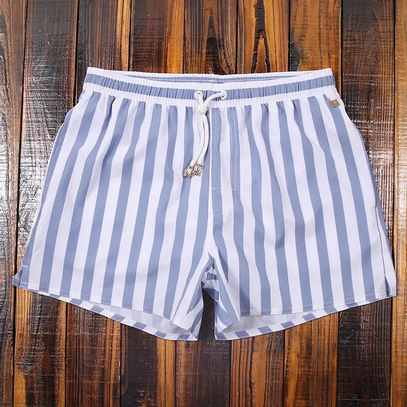 Men’s Striped Swim Shorts | Summer