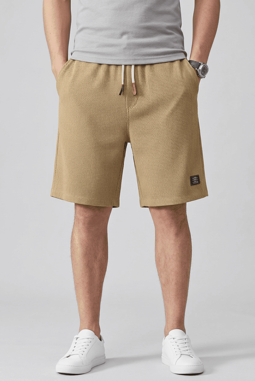 Men’s Textured Casual Summer Shorts | Relaxed Fit