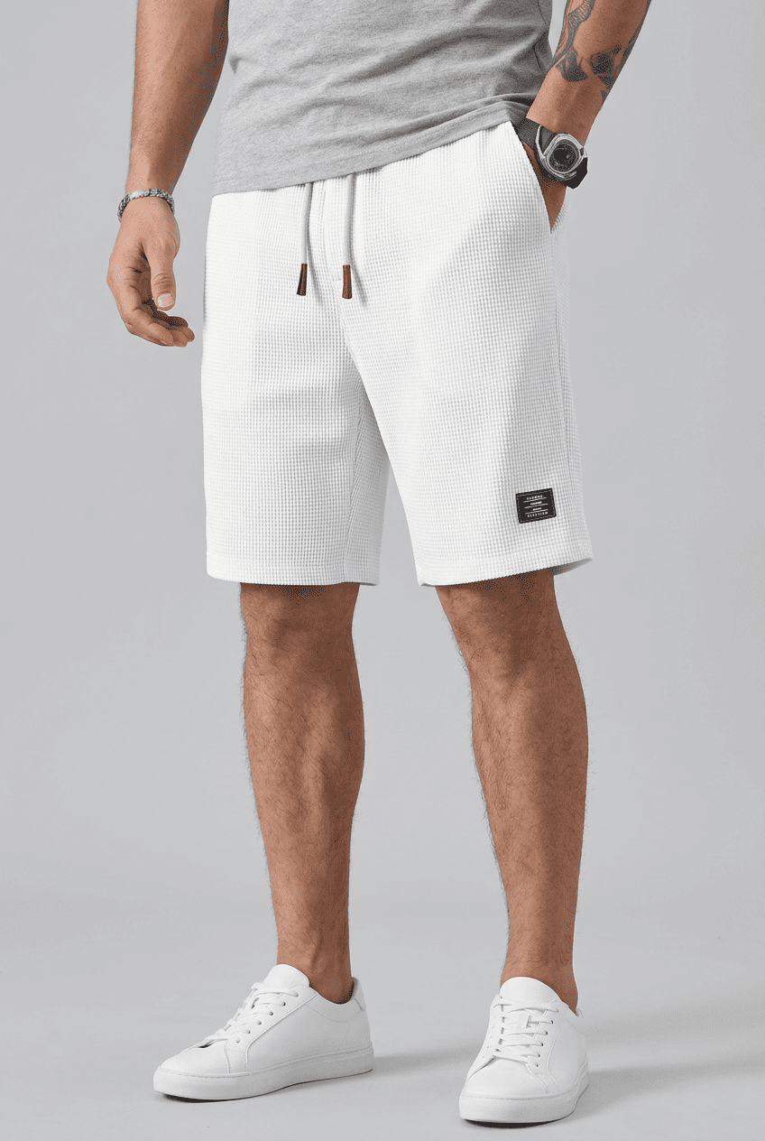 Men’s Textured Casual Summer Shorts | Relaxed Fit