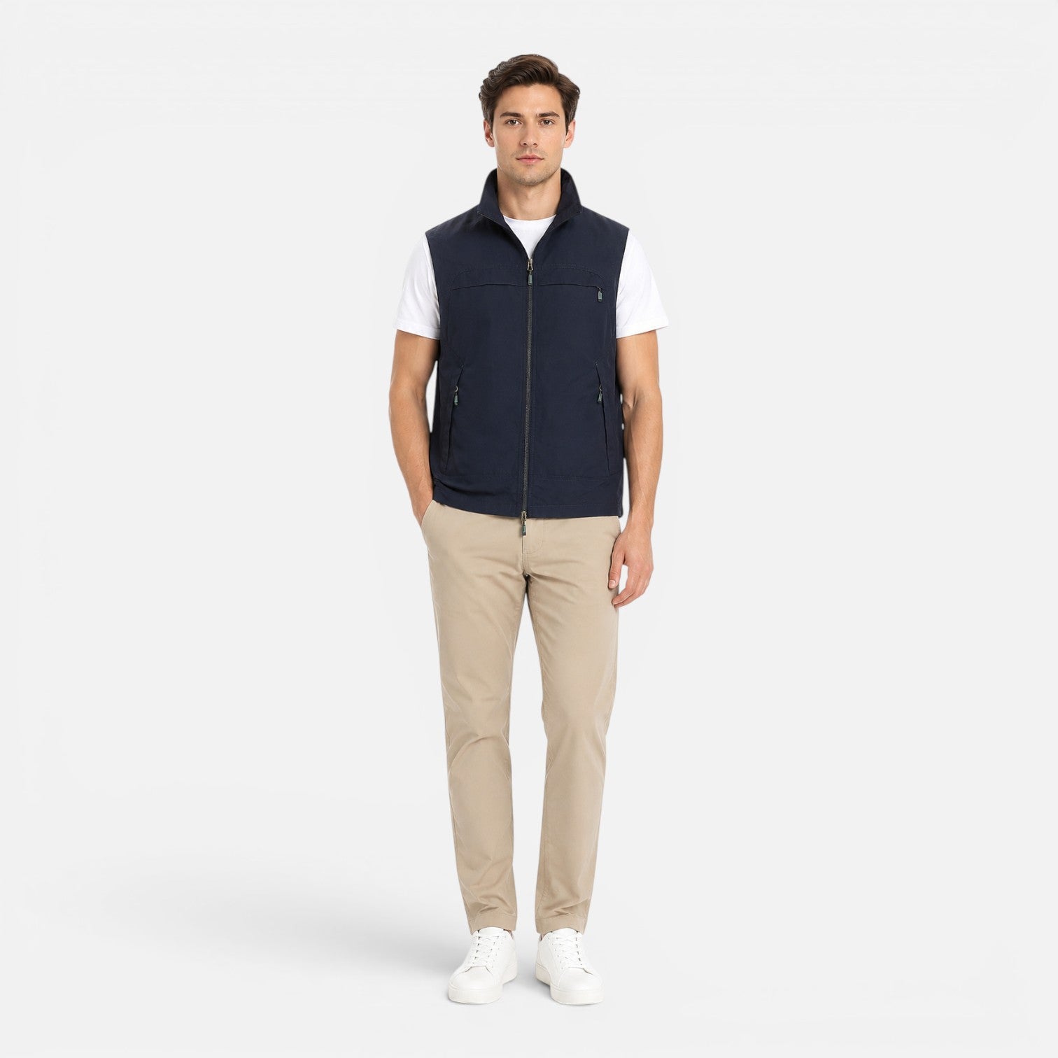 Men's Vest | Zipper Breathable