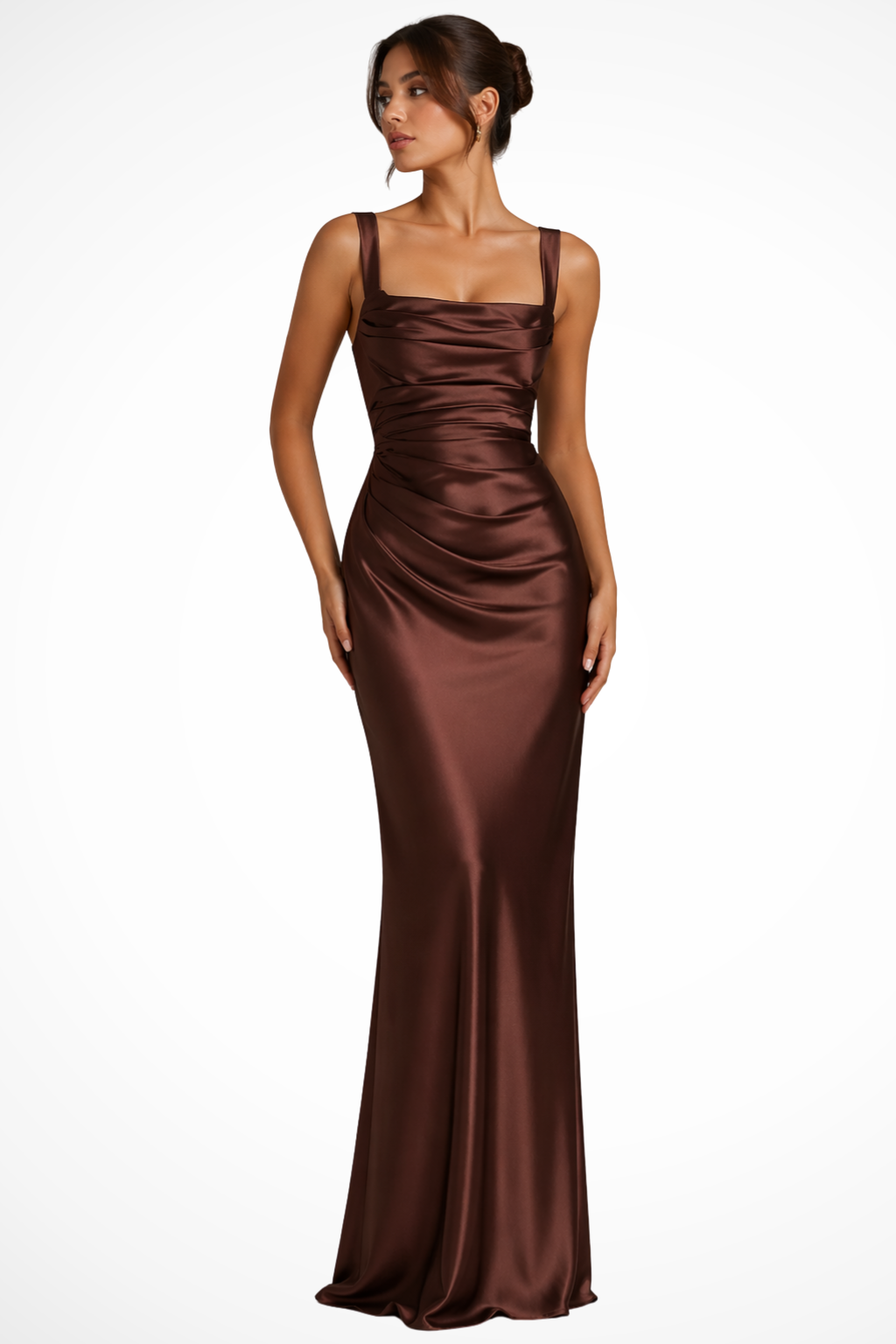 Wedding Guest Dress Women | Maxi with Ruched Bodice