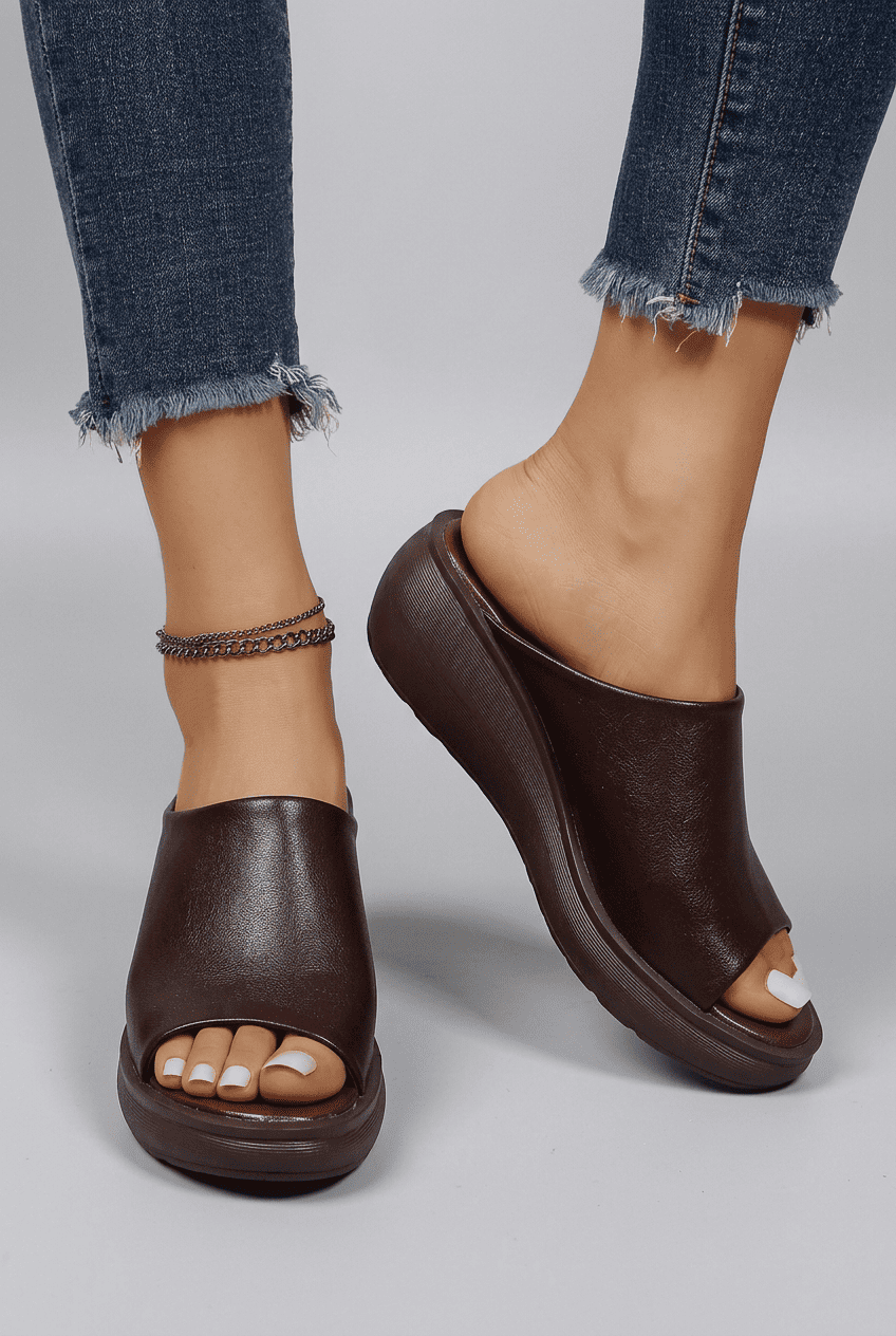 Women’s Casual Platform Slide Sandals | Slip On