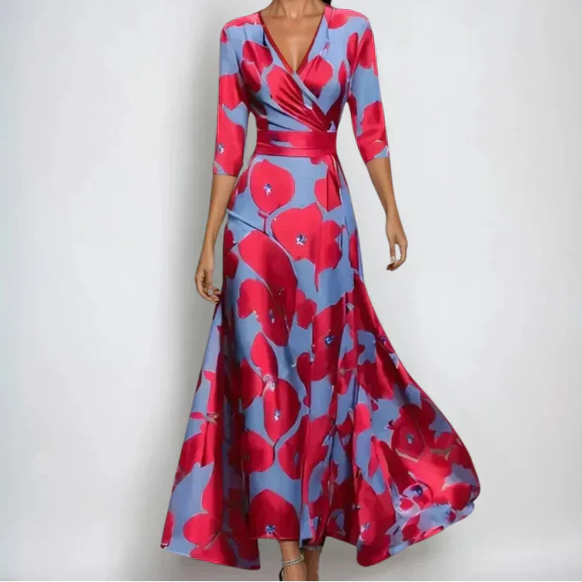 Women's Dress | A-Line Printed Wrap