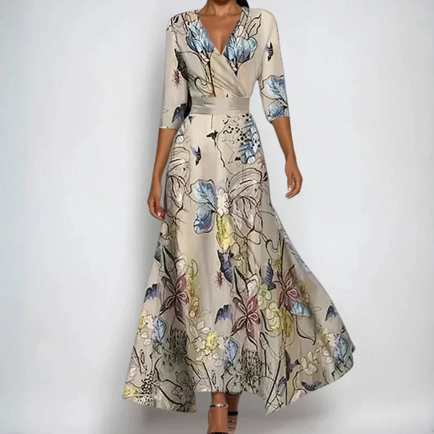 Women's Dress | A-Line Printed Wrap
