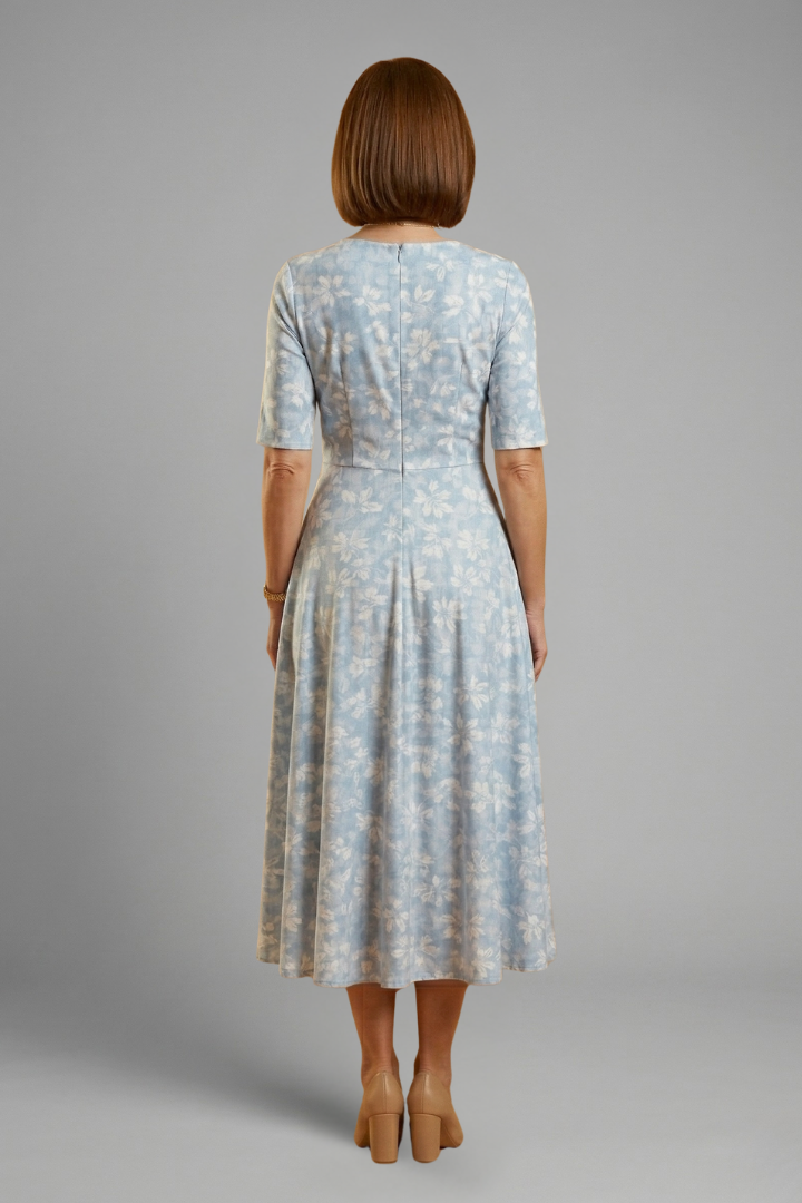 Women’s Dress | Midi V-Neck Side Pockets