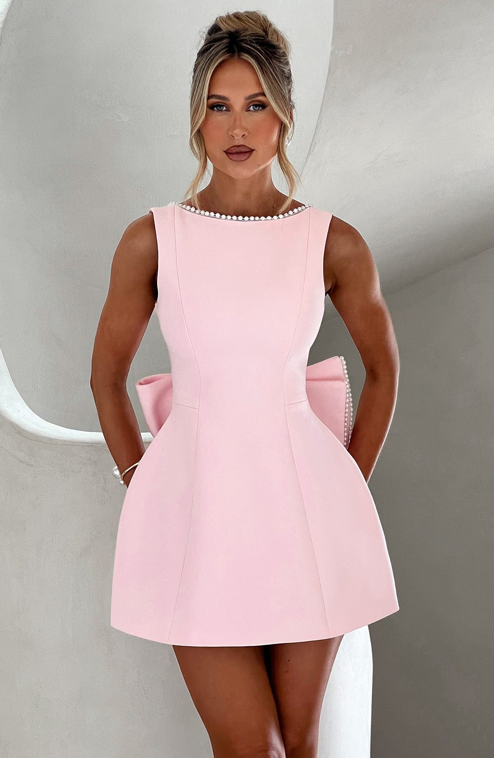 Women's Dress | Wedding Guest A-Line Mini