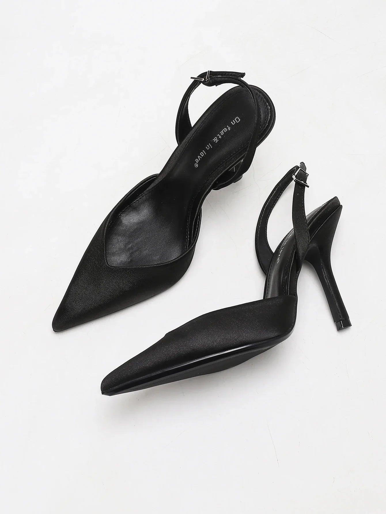 Women's Heel | Slingback Pointed Toe Adjustable Strap