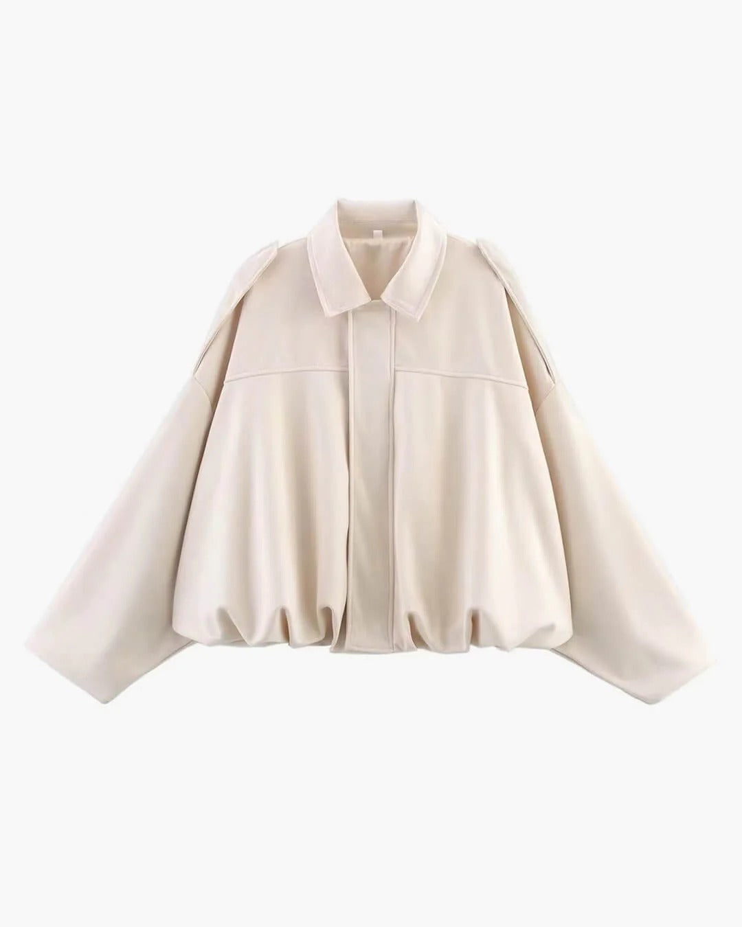 Women's Jacket | Collared Bomber Zipper
