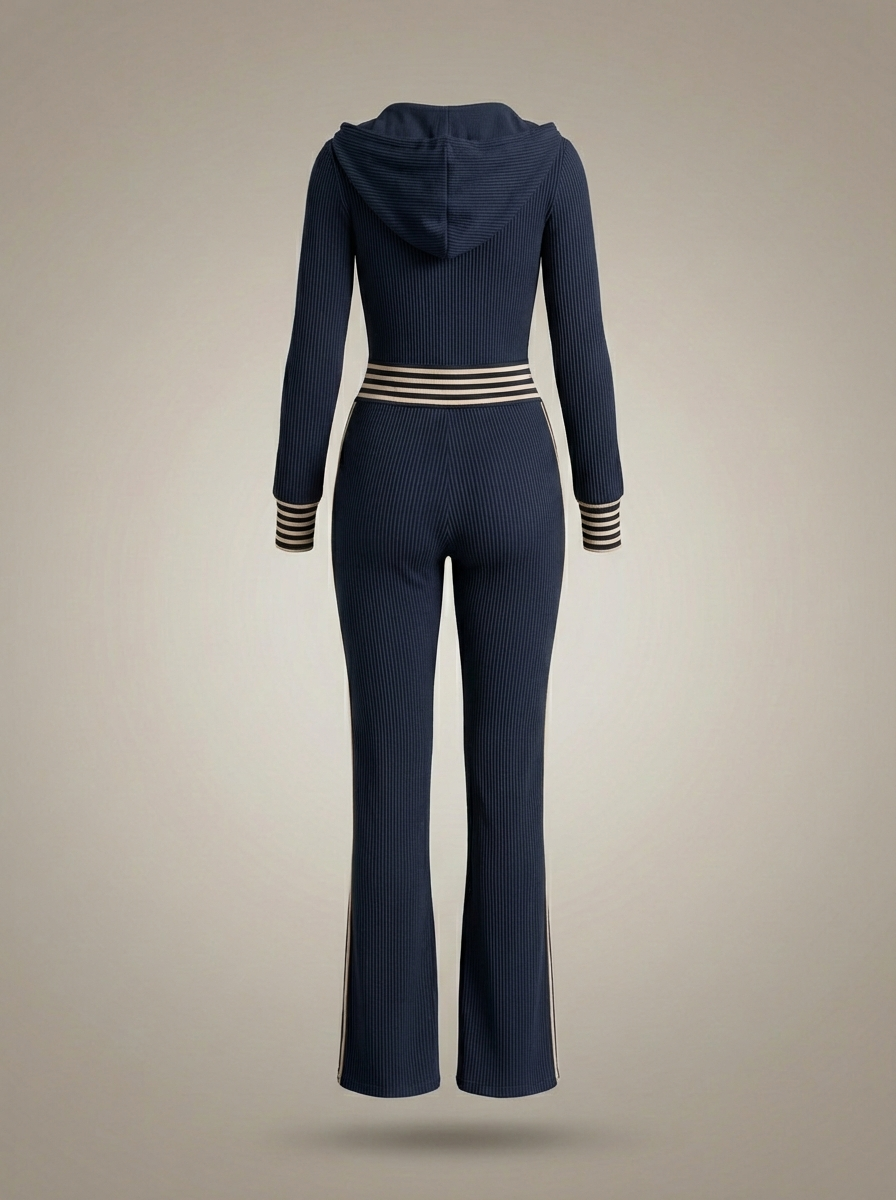 Women's Jumpsuit | Zip-Up Hooded