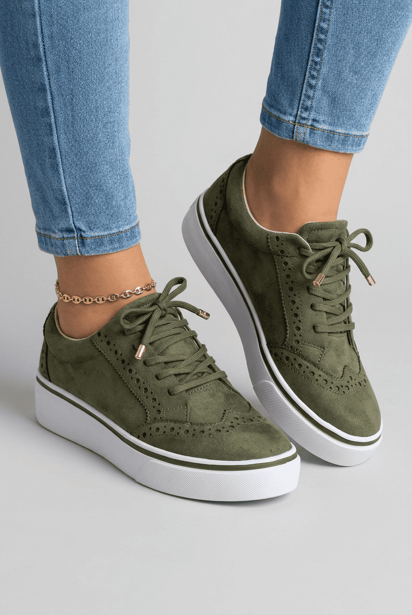 Women’s Lace Up Platform Sneakers | Slip On