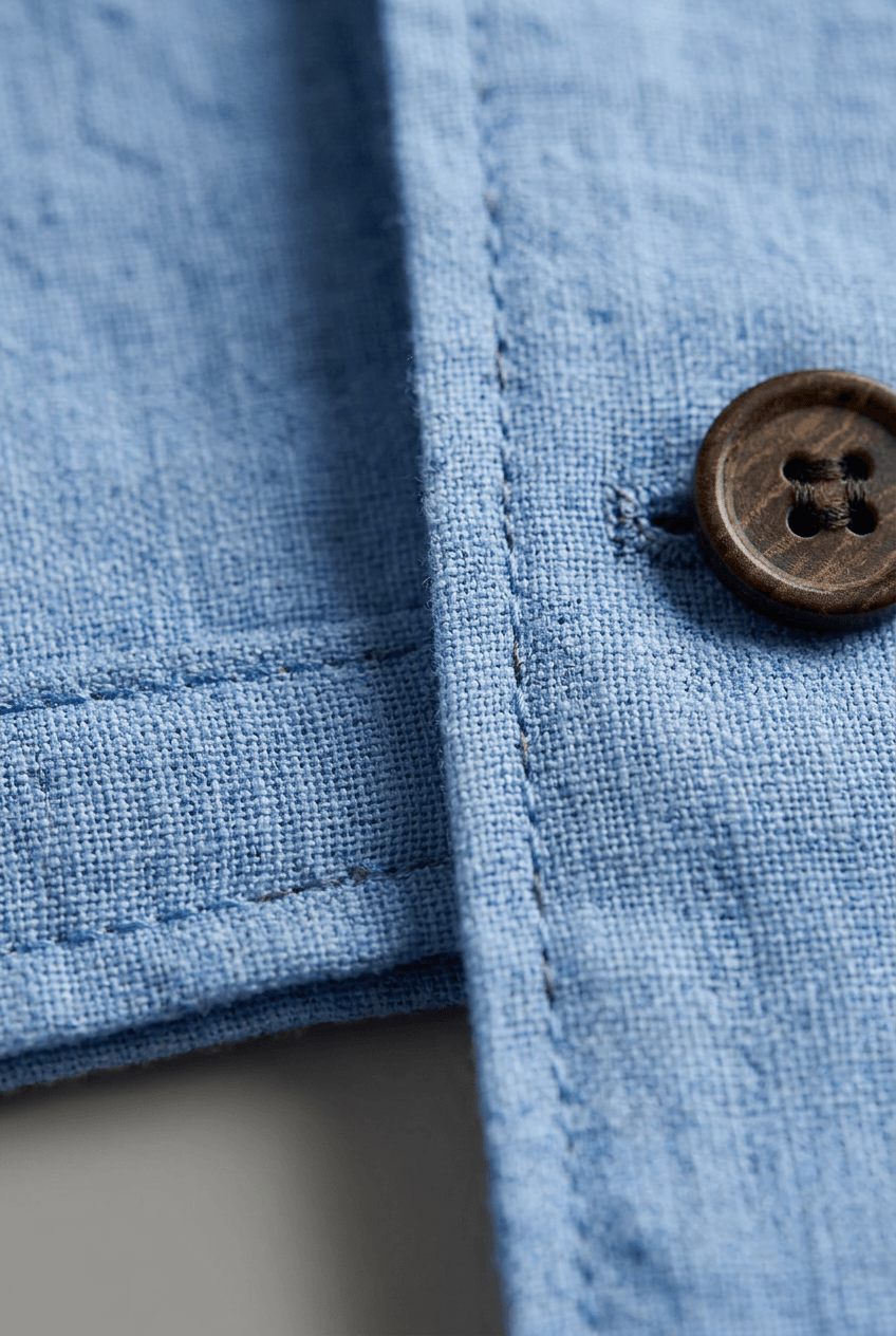 Women's Button Down Shirt with Open Collar | Long Sleeves