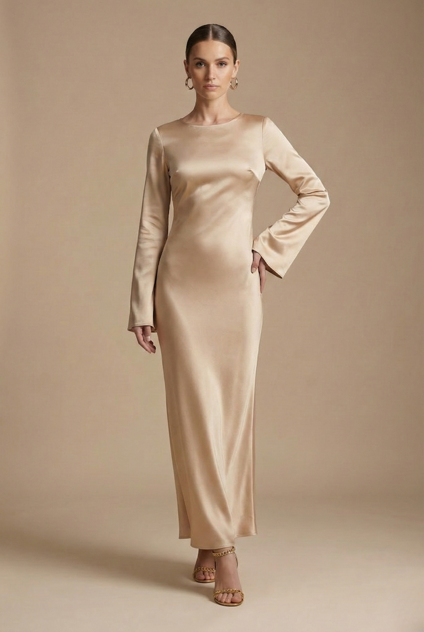 Women's Dress | Long Sleeve Maxi