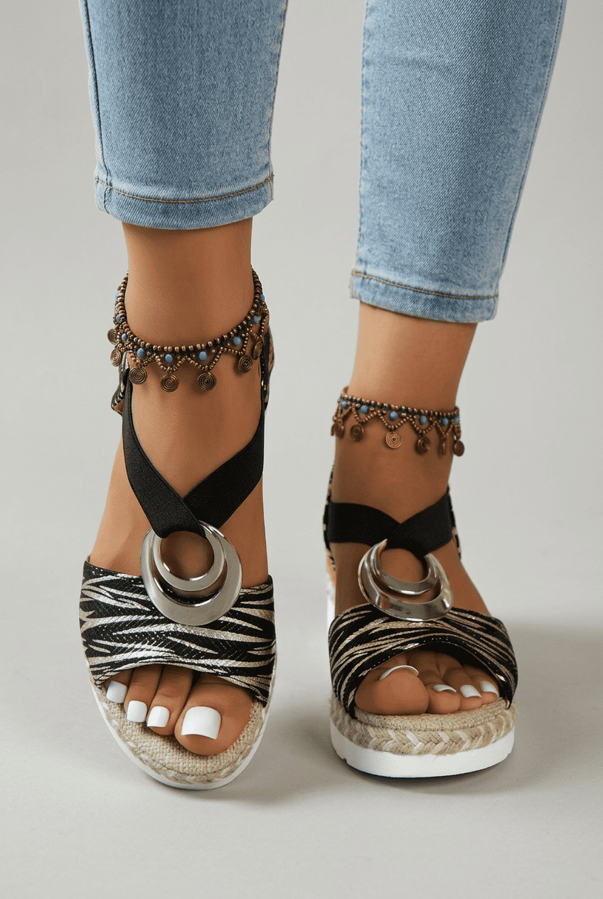 Women’s Platform Open Toe Sandals | Summer