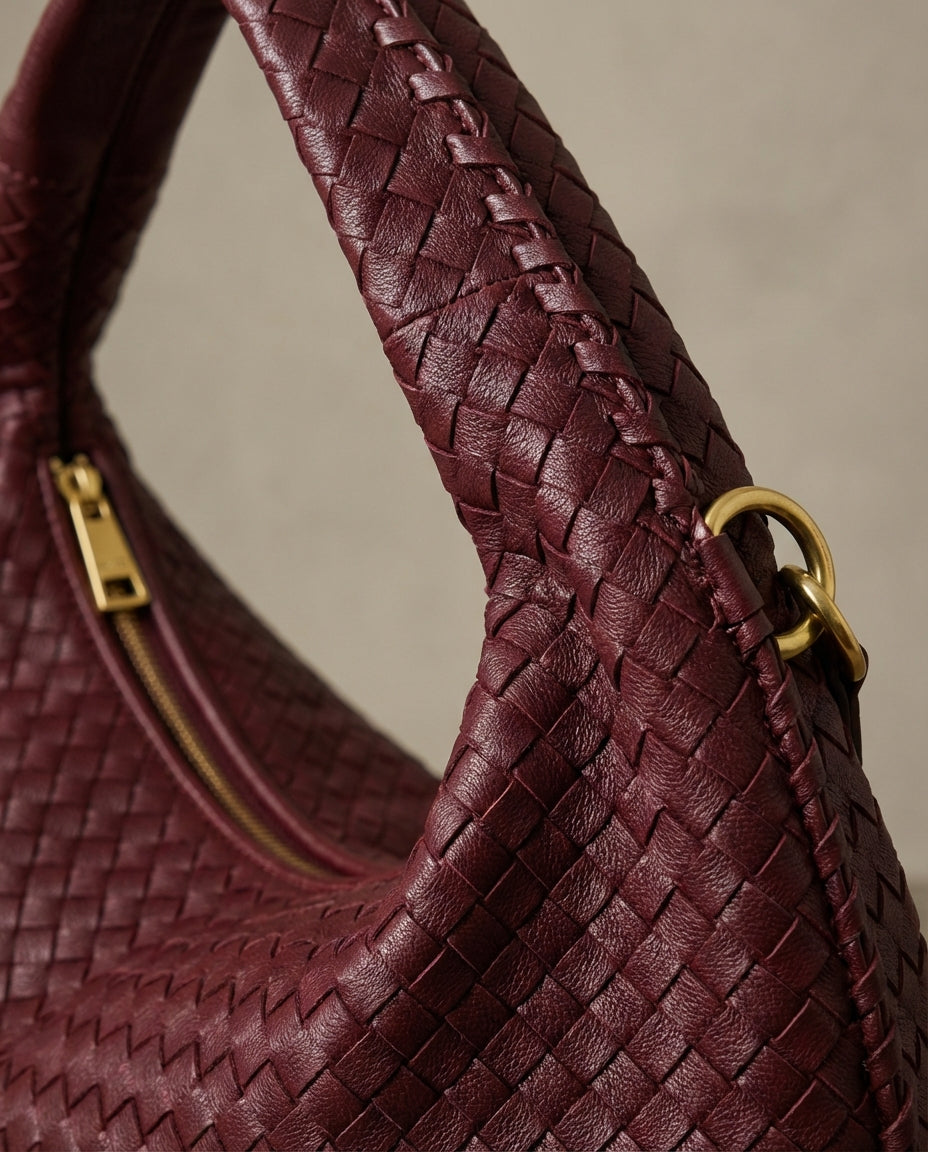 Women's Shoulder Bag | Woven Hobo Style