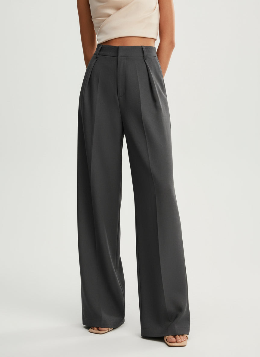 Women's Trouser | Wide Leg High Waist Tailored