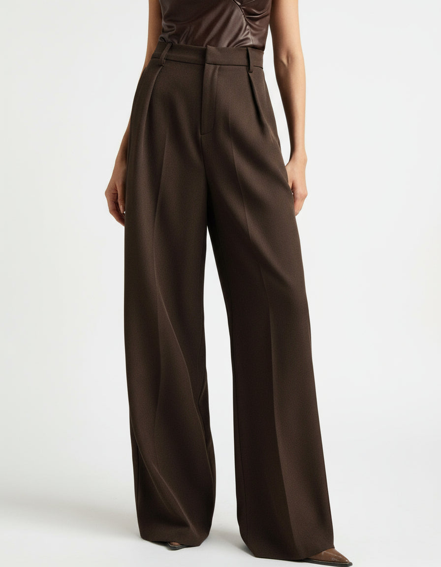 Women's Trouser | Wide Leg High Waist Tailored