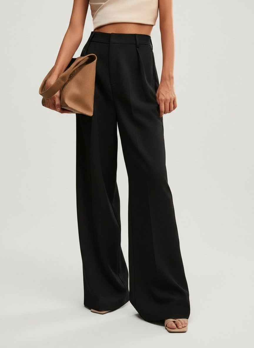 Women's Trouser | Wide Leg High Waist Tailored