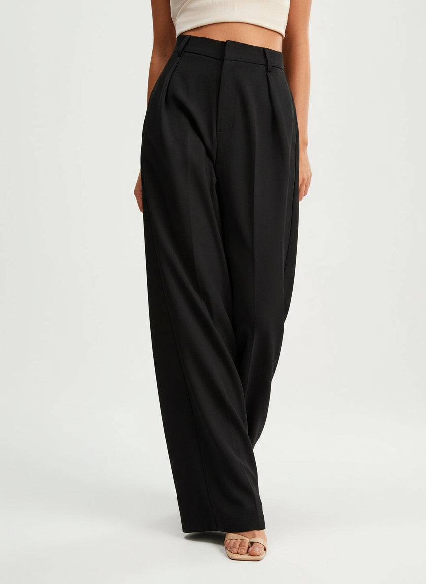 Women's Trouser | Wide Leg High Waist Tailored