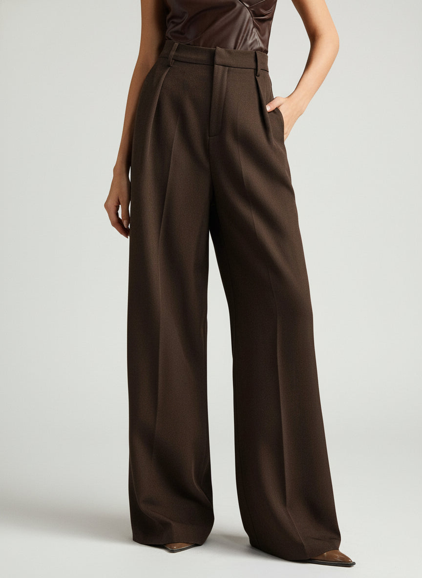 Women's Trouser | Wide Leg High Waist Tailored