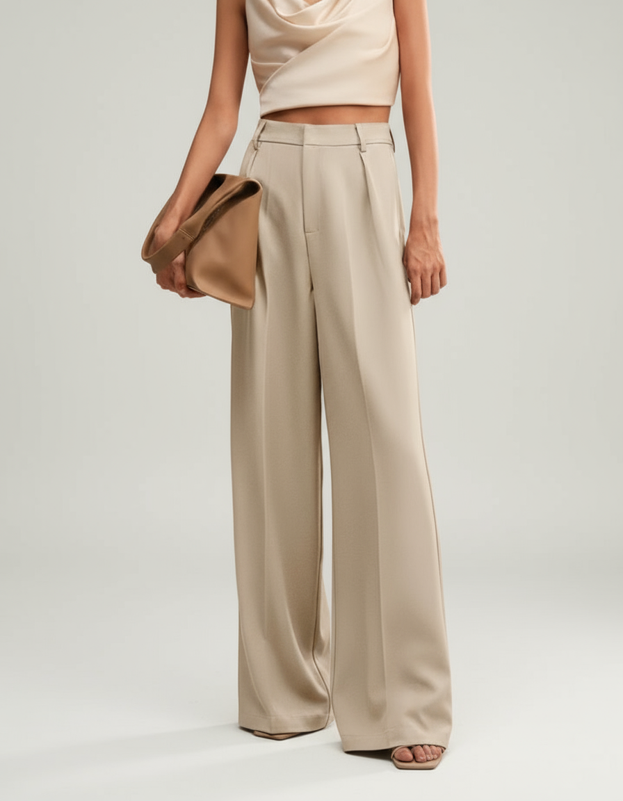 Women's Trouser | Wide Leg High Waist Tailored