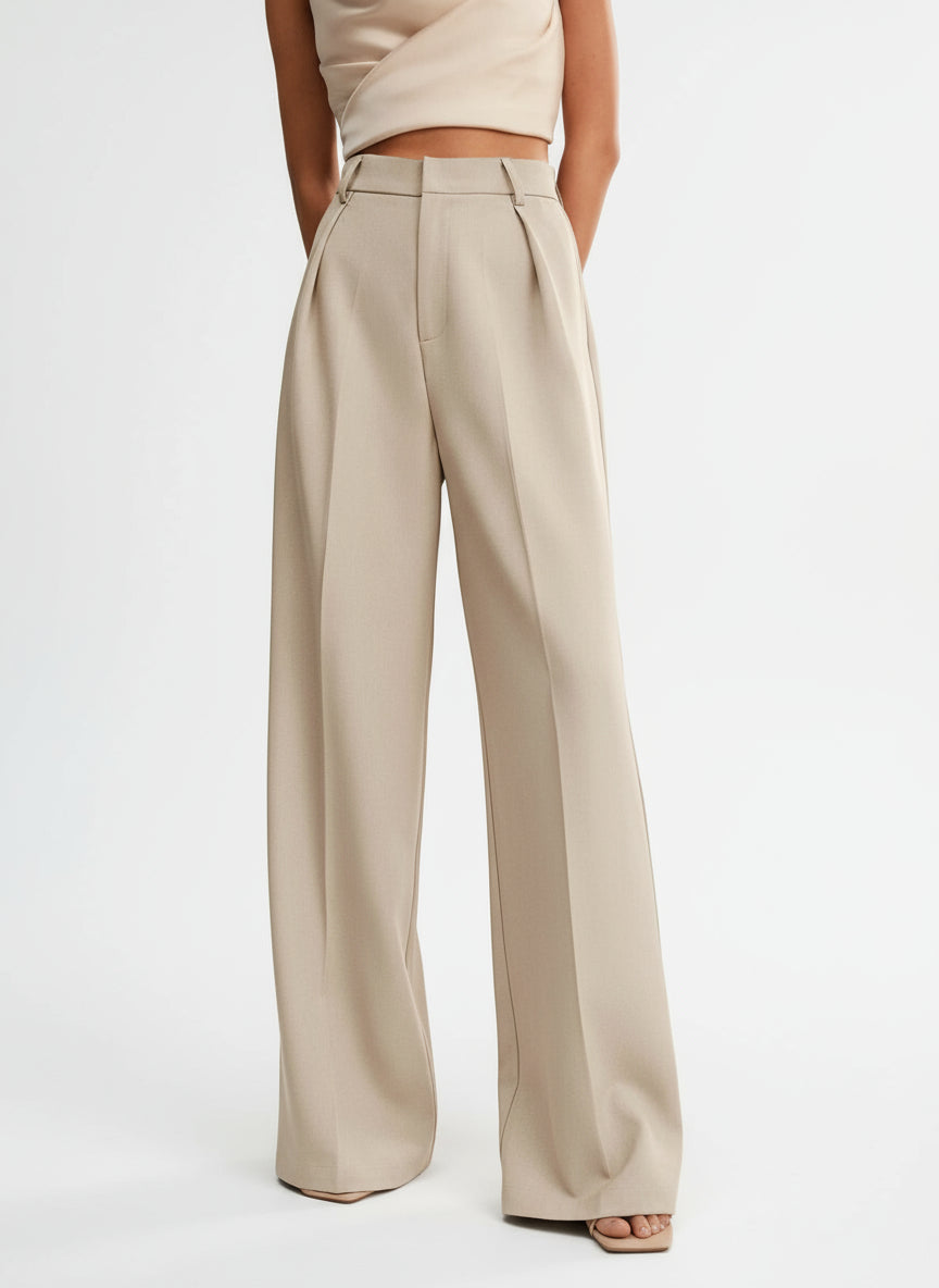 Women's Trouser | Wide Leg High Waist Tailored