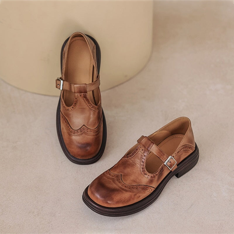 Women’s Vintage Classic Retro Shoes | Round Toe