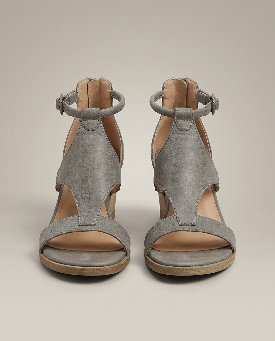 Women's Wedge Sandals | T-Strap Ankle Design