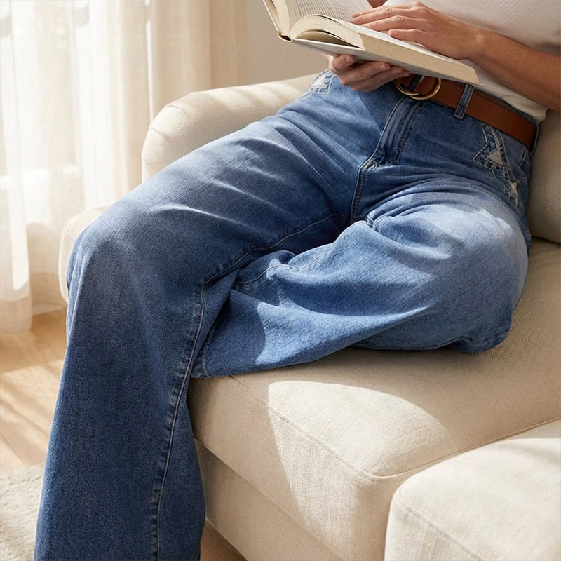 Women's High Waisted Wide Leg Jeans | Denim