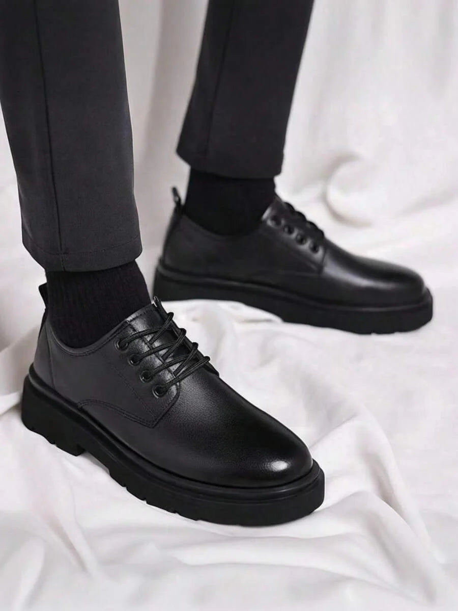 Men's Derby Shoes | Chunky Sole & Round Toe