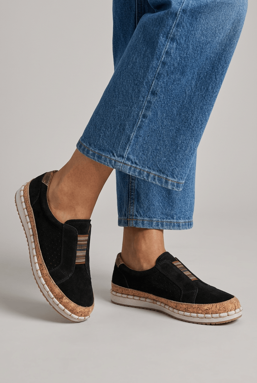 Women's Slip-On Walking Shoes | Round Toe