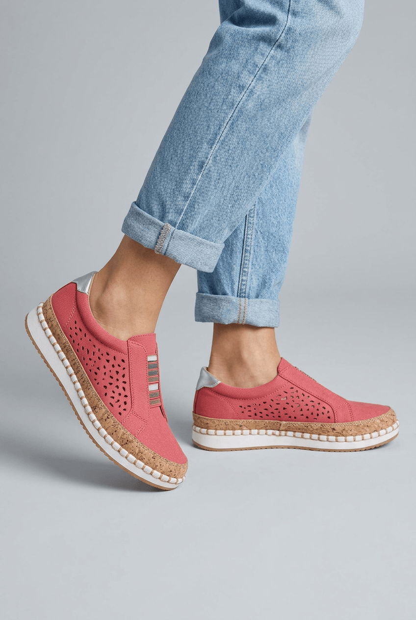 Women's Slip-On Walking Shoes | Round Toe