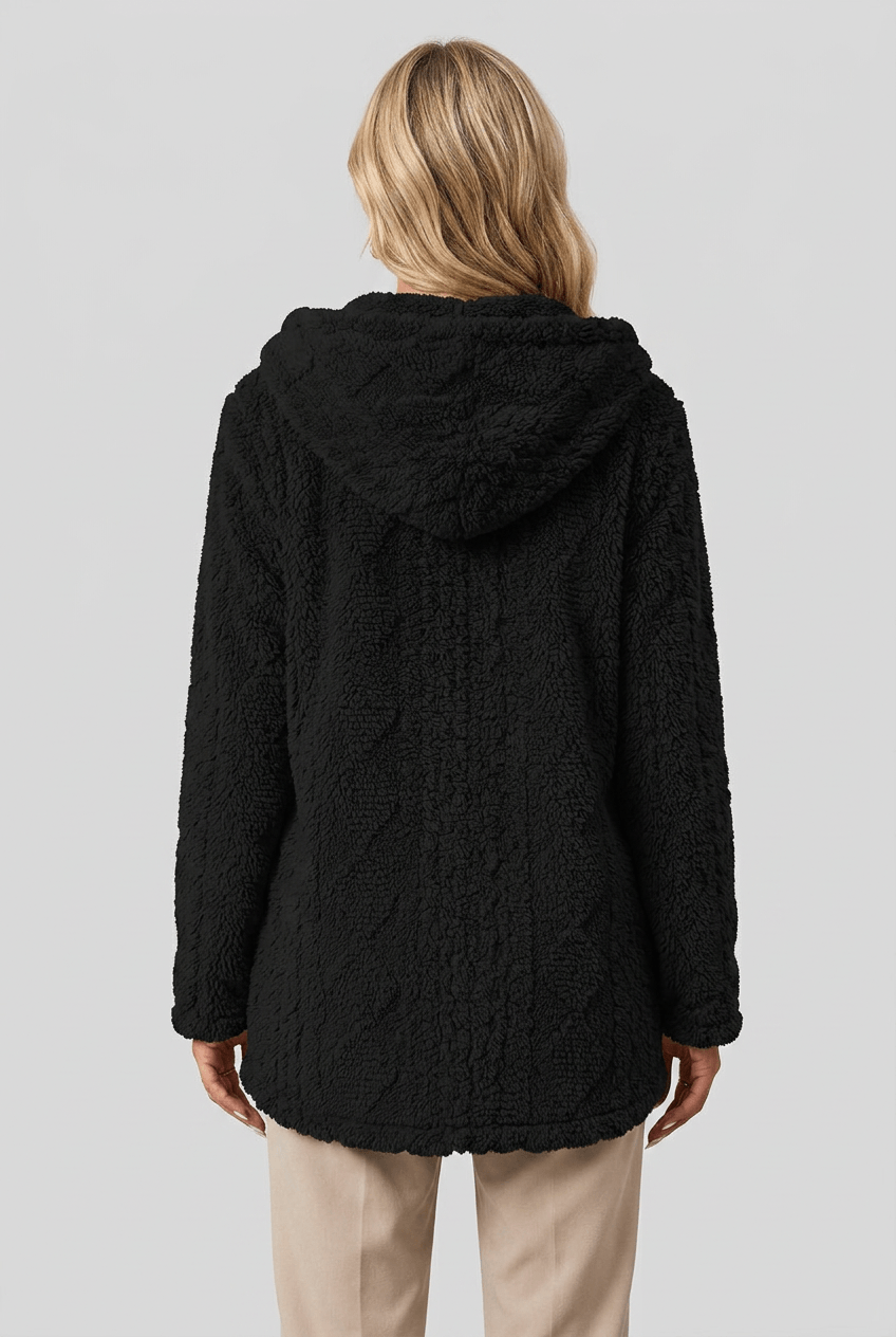 Women's Teddy Jacket | Quilted Texture & Hood