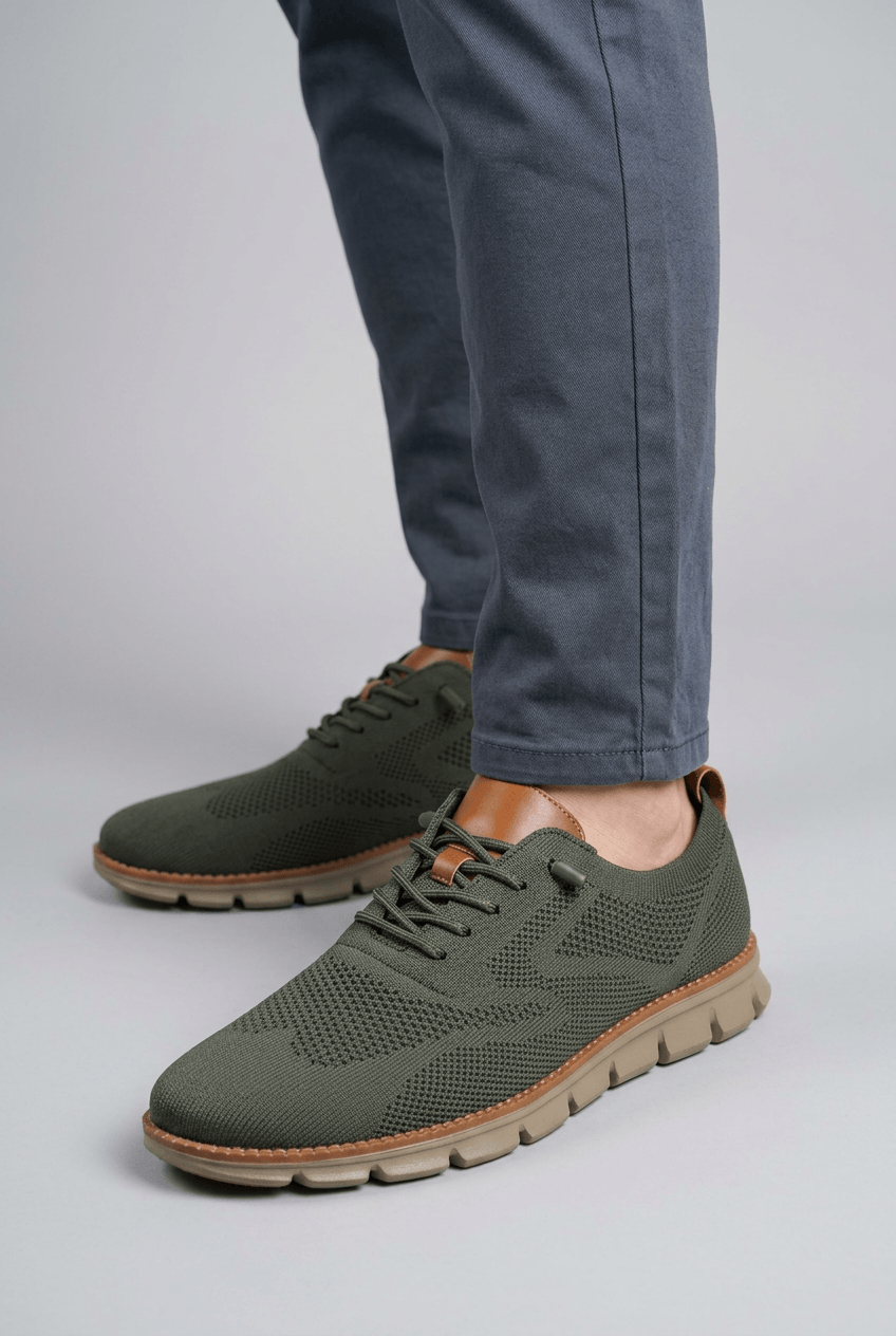 Men's Orthopedic Trainers | Knit Upper & Lace-Up
