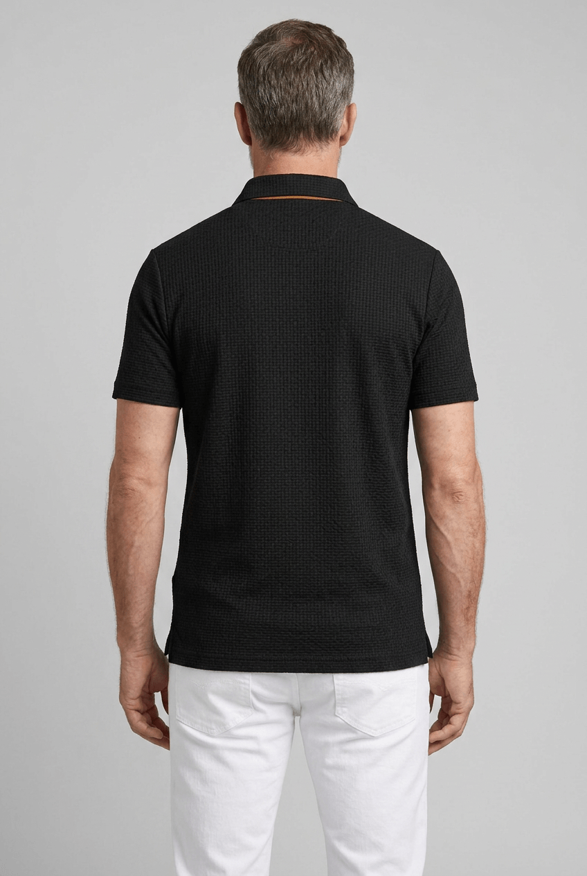 Men's Polo Shirt | Waffle Texture