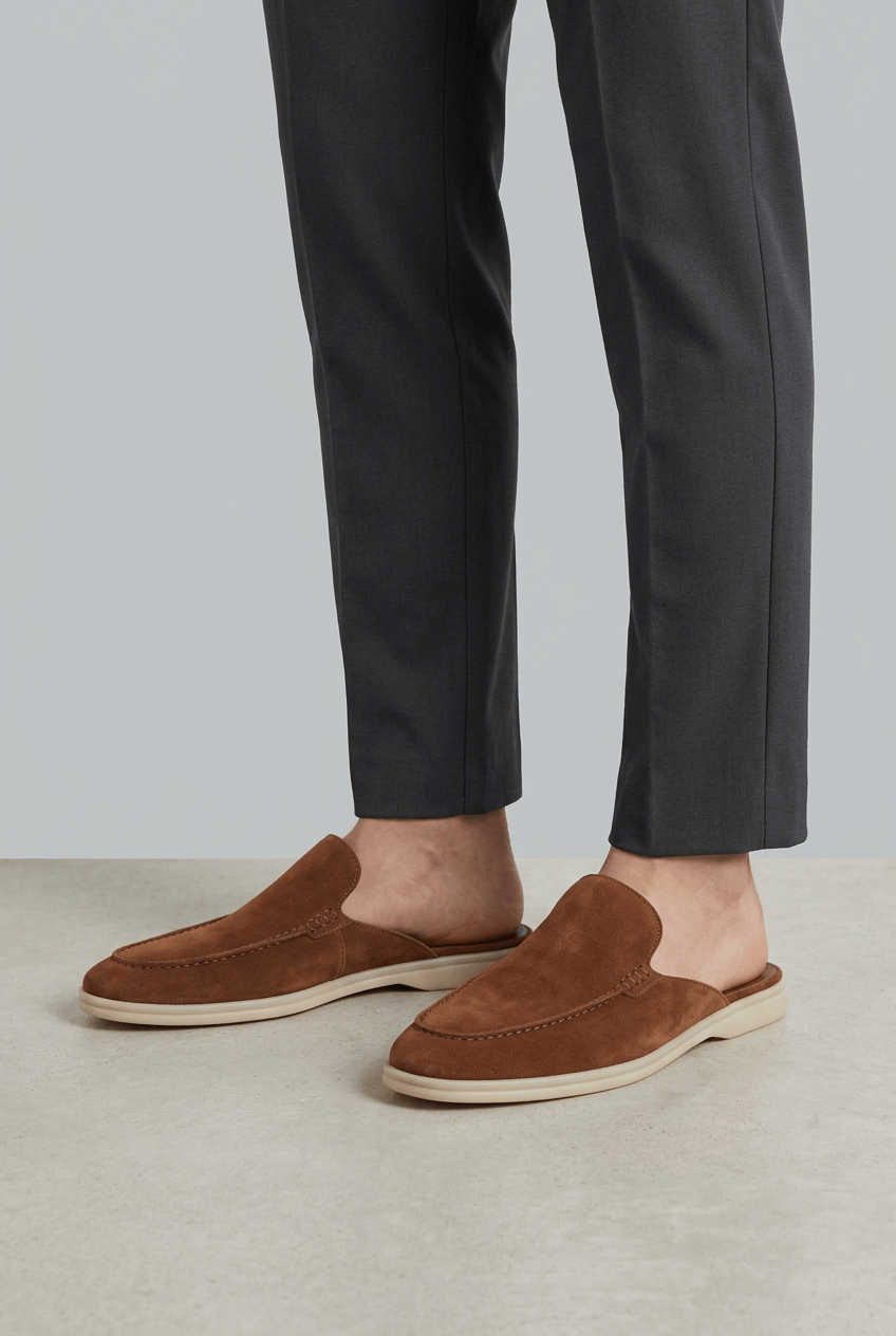 Men's Mules | Round Toe & Slip-on