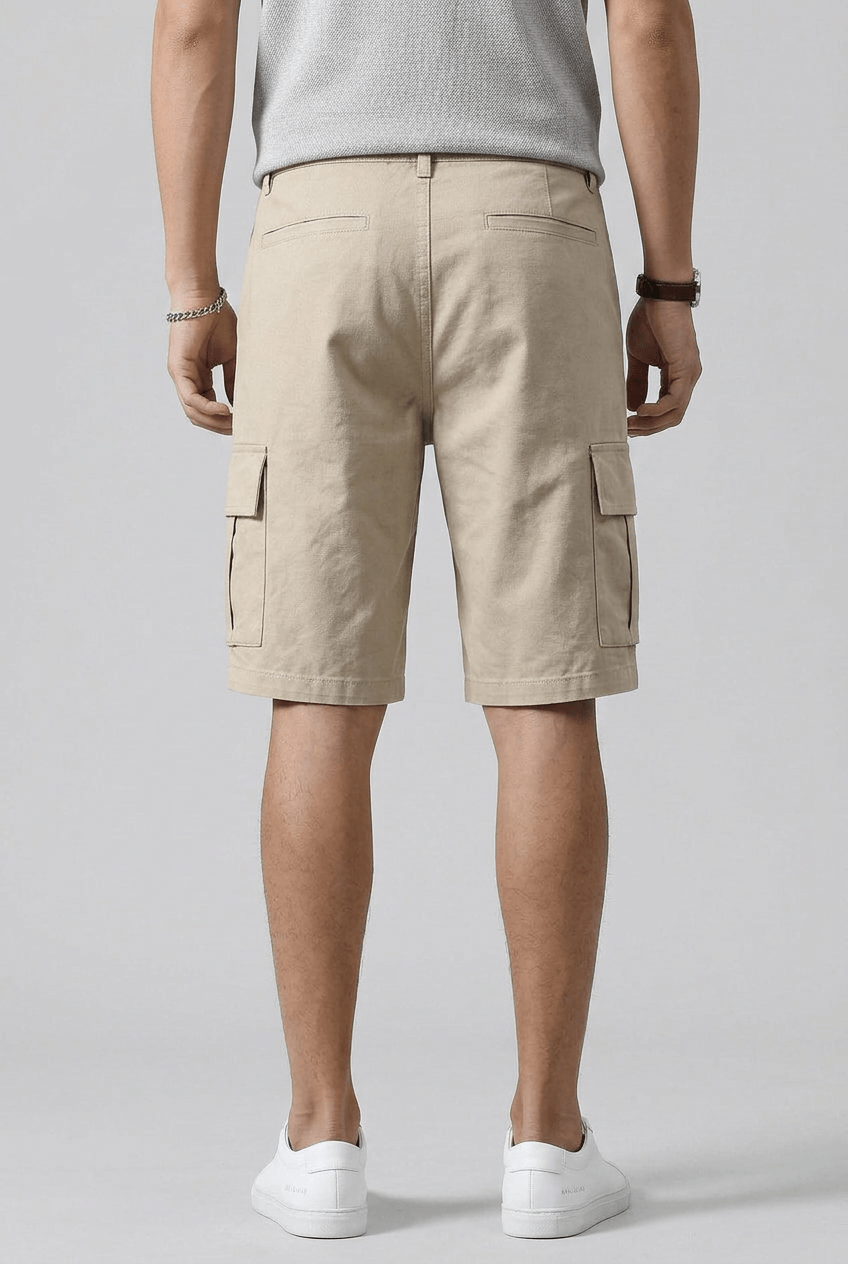 Men's Cargo Shorts | Elasticated Waist & Large Pockets