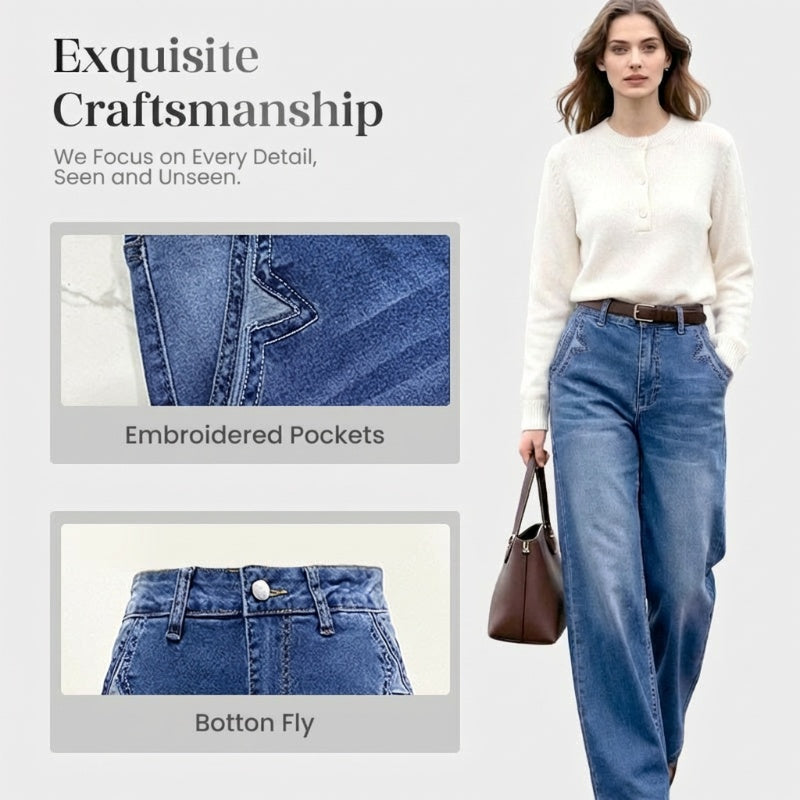 Women's High Waisted Wide Leg Jeans | Denim