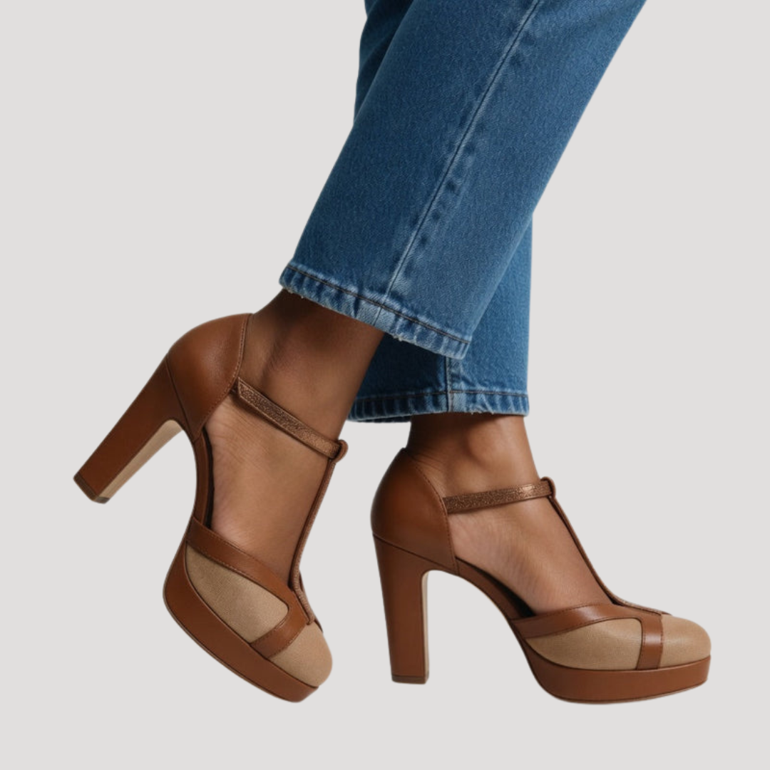 Women’s Heel Sandals | Block Mary Jane