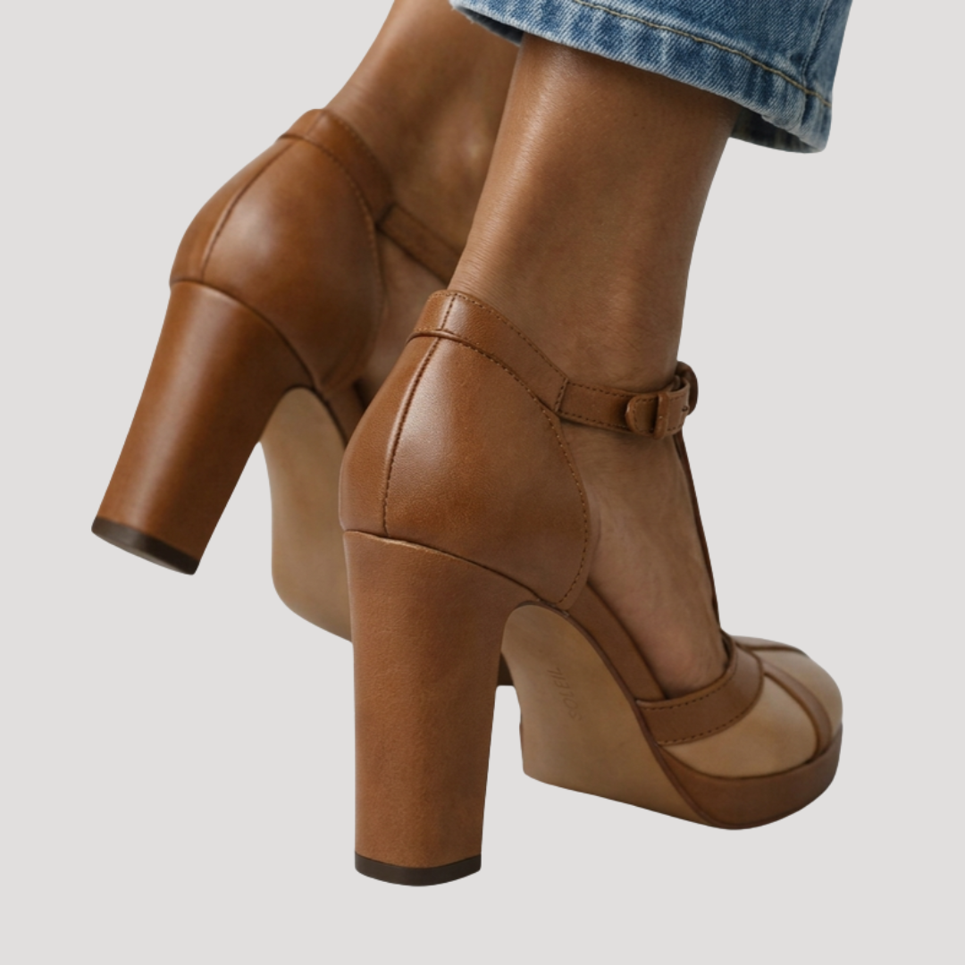 Women’s Heel Sandals | Block Mary Jane