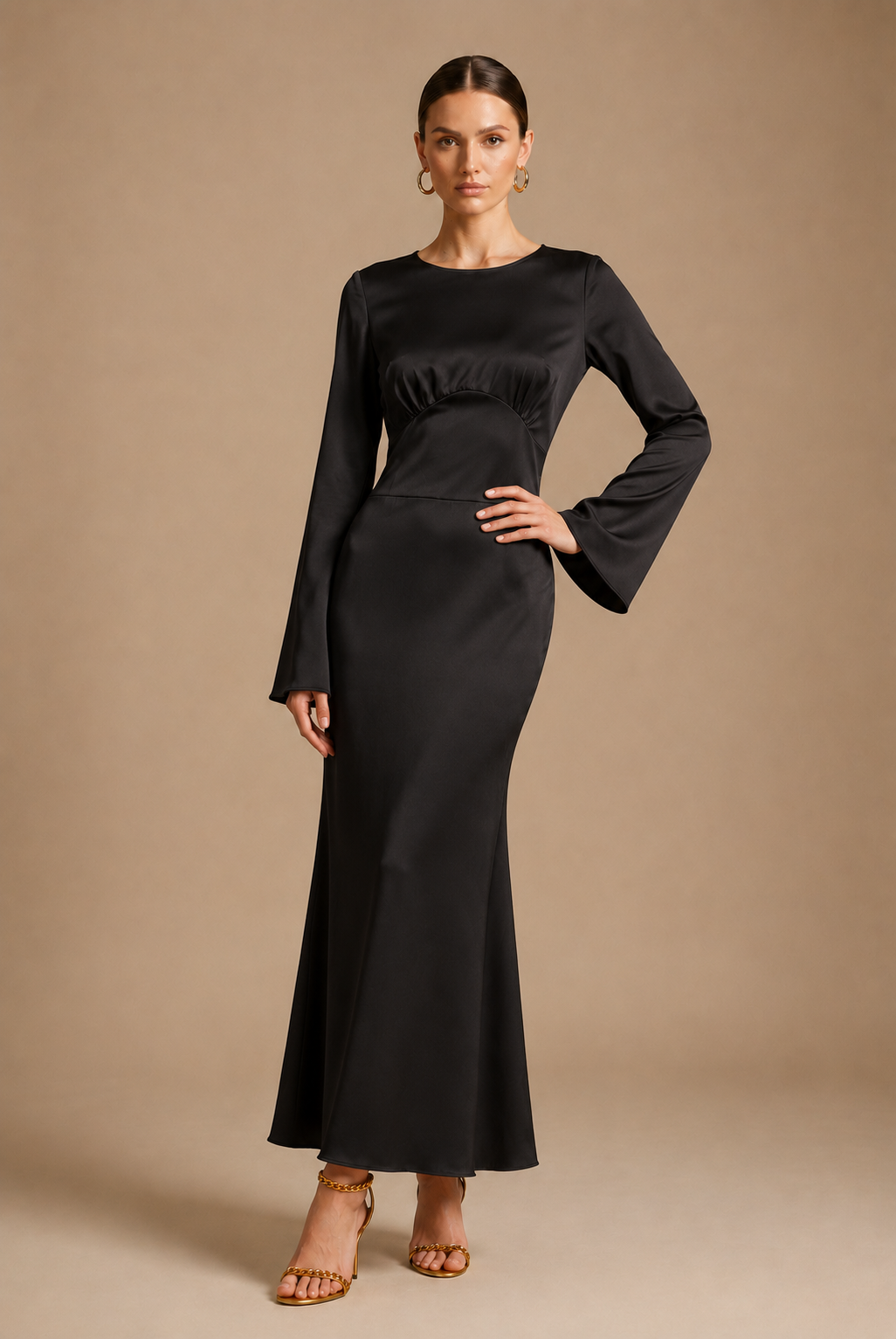 Women's Dress | Long Sleeve Maxi