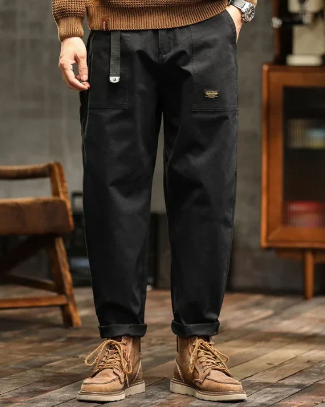 Men's Cargo Trousers | Straight Leg