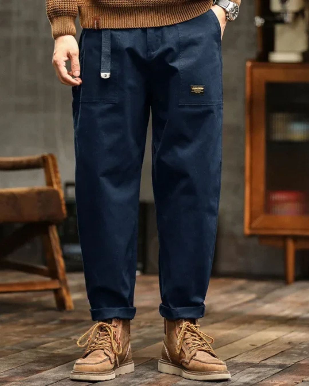Men's Cargo Trousers | Straight Leg