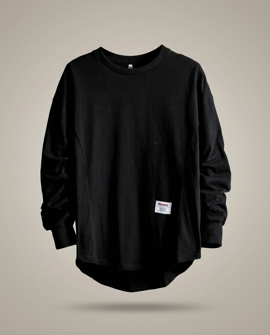 Men's Long Sleeve Sweatshirt | Oversized Fit